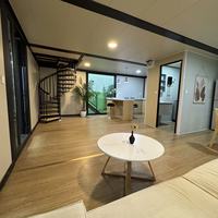 Casa Contenedor Modular Expandible de Dos Pisos y 40 Pies de Alta Calidad con Estructura de Acero, Tipo Granny Flat/Resort, 3 Dormitorios, 1 Baño, Envío Rápido