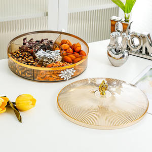 Nouvelle assiette de fruits salon Table basse ménage lumière sèche luxe boîte à bonbons écrou Snack en attente stockage scellé - Product Image 5