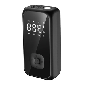 Compresseur d'air sans fil à batterie lithium, pompe à gonflage portable pour pneus avec lumière LED pour voiture, vélo, moto, ballon - Product Image 4