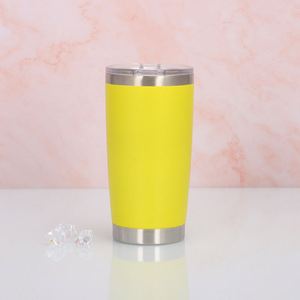 Vaso Térmico de Acero Inoxidable Plateado de 20 oz, Aislado al Vacío de Doble Pared, con Recubrimiento en Polvo Mate, Pared Interior sin Costuras, Antiderrames ASM25 - Product Image 2