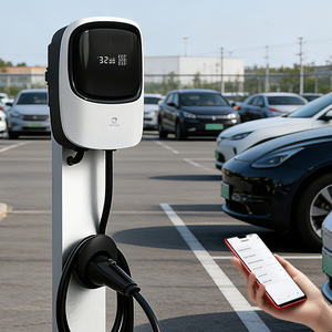 22kw Wall-Mounted EV Charger 32A Fast Vehicle <b>Car</b> Charging Station Home Smart APP WIFI OCPP for BYD Seal Model S Y OEM - Product Image 4