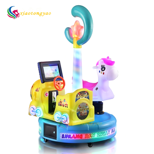 Manège d'extérieur pour enfants à monnayeur en fibre de verre, machine de jeu d'arcade pour enfants, certifiée CE, garantie 1 an, grande capacité pour - Product Image 3