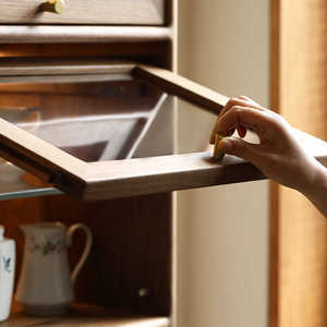 Vitrina Moderna de Vidrio para Sala de Estar JINGSHUN con Librería Abatible de Abedul, Certificación <span class=keywords><strong>CE</strong></span>, Muebles para el Hogar Personalizados - Product Image 4