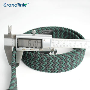 Ceinture tissée décontractée à la mode personnalisée en usine ceinture tressée en tissu tricoté pour hommes ceinture à l'aiguille élastique pour adulte - Product Image 5