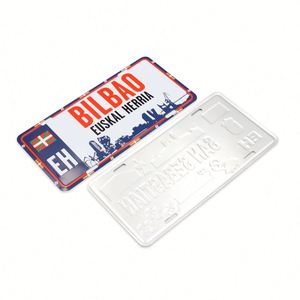 Nueva Placa Decorativa de Matrícula de Coche de Aluminio con Diseño en Relieve Personalizado, Estilo Europeo Americano - Product Image 3