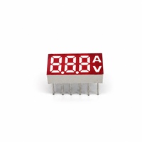 Ultra Bright 0.25 Inch 3 Digits Red 7 Segment Led Display Digital Tube 6 Pins for Diy Electronics Arduino Project