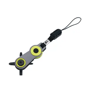 공장 판매 야외 생존 다기능 키 버클 체인 EDC 도구 육각형 열쇠 고리가있는 휴대용 소형 렌치