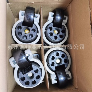 ล้อเลื่อนปรับระดับได้ MISUMI C-FMJ120-N แบบหมุนได้ในแนวนอน สำหรับงานอุตสาหกรรมและทางการแพทย์ ผิวเคลือบออกซิไดซ์ ขนาดเมตริก - Product Image 4