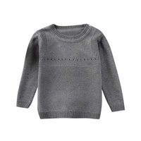 Nueva Llegada, Ropa de Invierno para Niños, Manga Larga, Color Sólido, Transpirable, Antipilling, Secado Rápido, Unisex, Talla Grande, Informal, de Algodón Tejido, para Bebés