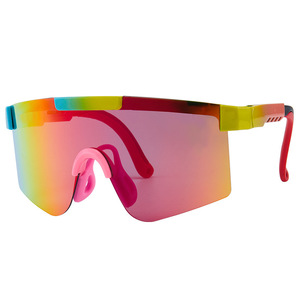 Lunettes de <span class=keywords><strong>soleil</strong></span> de vélo économiques marque de vélo en plein air logo personnalisé conduite course UV400 lunettes de <span class=keywords><strong>soleil</strong></span> de sport coupe-vent - Product Image 2