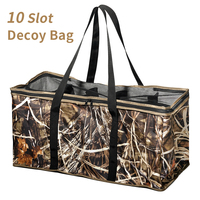 Sac de transport pour 10 leurres de chasse au canard avec fermeture éclair pour la chasse au canard et les accessoires de chasse