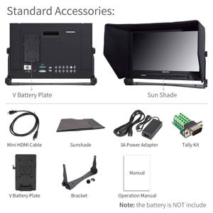 Monitor LCD Profesional para Transmisión SEETEC P173-9HSD de 17.3 Pulgadas, FHD, 3G-SDI, Aluminio, para Estudio/Unidad Móvil, Precio de Fábrica OEM - Product Image 6