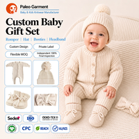 Ensembles de vêtements pour bébés unisexes personnalisés, 100% coton respirant, barboteuses, combinaisons, fermeture à boutons, col rond, cadeau pour nourrissons et tout-petits