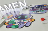 SKYSEEN - Panneau publicitaire extérieur personnalisé en acrylique et PVC avec impression UV - Personnage de dessin animé lumineux pour la publicité