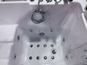 Bañera con Puerta para Ancianos y Personas con Discapacidad, Jacuzzi, Bañera de Hidromasaje Portátil con Ducha - Product Image 6