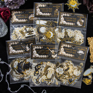20 Stück Haustier Aufkleber Dark Night Stars Serie DIY Thema Hand Konto Collage <span class=keywords><strong>Journal</strong></span> Dekoration Materialien in 6 Modelle - Product Image 2