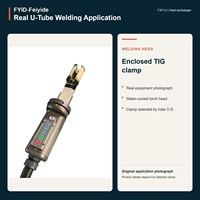 Soudeuse TIG orbitale automatique FXT-U pour plaques d'extrémité et blocs de tubes d'échangeurs thermiques avec pince de soudage série U refroidie par eau