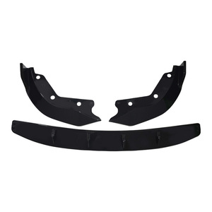 Divisor Delantero BMW de 3 Secciones G20 2020 2021 2022, Material ABS, Negro Brillante, Estilo Racing - Product Image 5