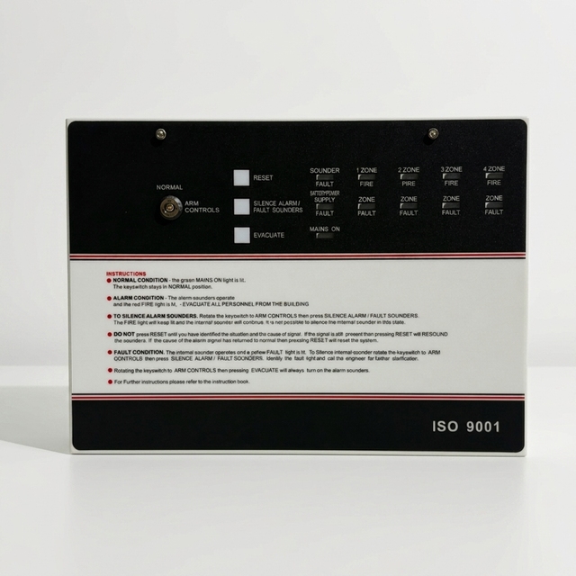ISO9011NW8000 Small Fire Alarm System Alarm Fire Control Panel 1/2/4/6/8  Zone Conventional Fire Alarm Control Panels