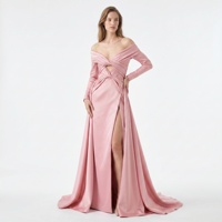 Robe de soirée de bal vintage brodée en fibre de polyester, coupe trapèze, longueur cheville, de luxe pour femmes, sur mesure, pour commandes en gros