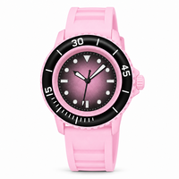 Montre à main pour filles, couleur bonbon, mignonne et charmante, tendance, bracelet en silicone, boîtier à quartz, best-seller, pas cher