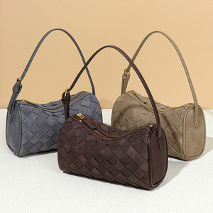 Nubuck PU Suede <strong>Leather</strong> <strong>Bucket</strong> <strong>Bag</strong> Autumn Winter Retro Large Capacity Underarm Women's Armpit New Tote <strong>Bag</strong> Shoulder Suede <strong>Bag</strong> - Product Image 3