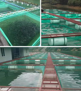 ตาข่ายจับปลา HDPE ลอยน้ำได้พร้อมตัวลอยน้ำสำหรับการเพาะเลี้ยงสัตว์น้ำ<span class=keywords><strong>ปลา</strong></span>ดุกในทะเลสาบหรือบ่อ - Product Image 6