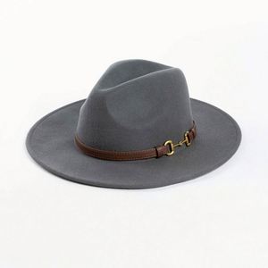 Wholesale Western Style 100% Wool Cowboy Fedora Hats With Belt High Quality Felt Hat - Product Image 6
