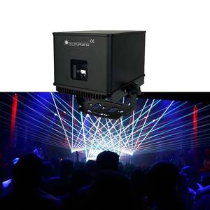 Projecteur laser professionnel d'extérieur étanche DMX Disco 1 2 <span class=keywords><strong>3</strong></span> 5 6W RVB pleine couleur avec effets d'animation DJ - Product Image 4