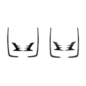 Honda Accord 10th Gen 2018+ Front Bumper Air Vent Blade Body Kit Piano Black Carbon Fiber ABS <b>Decal</b> - Product Image 2