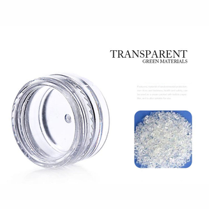 Tarro cosmético vacío al por mayor, botella de plástico redonda para maquillaje, tarro de polvo para sombra de ojos con tapa de rosca de cristal, capacidad de 3g/5g - Product Image 5