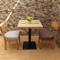 Table à manger en bois, meubles en bois, meubles de restaurant modernes, qualité garantie, prix correct, meubles pour café