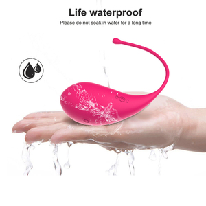 Mainan Seks Dewasa Getar Tanpa Kabel Bentuk Telur untuk Wanita, Silikon Tahan Air, Ramah Kulit, Stimulasi Titik G - Product Image 6