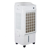 Refroidisseur d'air portable à évaporation automatique avec double sortie d'air et grille en nid d'abeille, certifié CE/CB, pour usage domestique, avec support pour échantillons