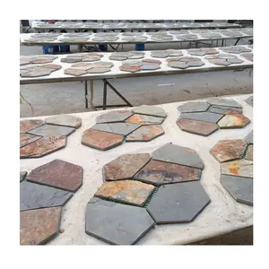 Barato pizarra natural pavimentadoras patio piedras para venta