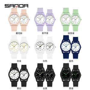 <span class=keywords><strong>Montre</strong></span> Sanda 6091 pour homme, 40 mm, bracelet en acrylique noir, boîtier en résine écologique, étanche, <span class=keywords><strong>montre</strong></span> <span class=keywords><strong>sport</strong></span> pour homme, étudiant, cadeau - Product Image 4
