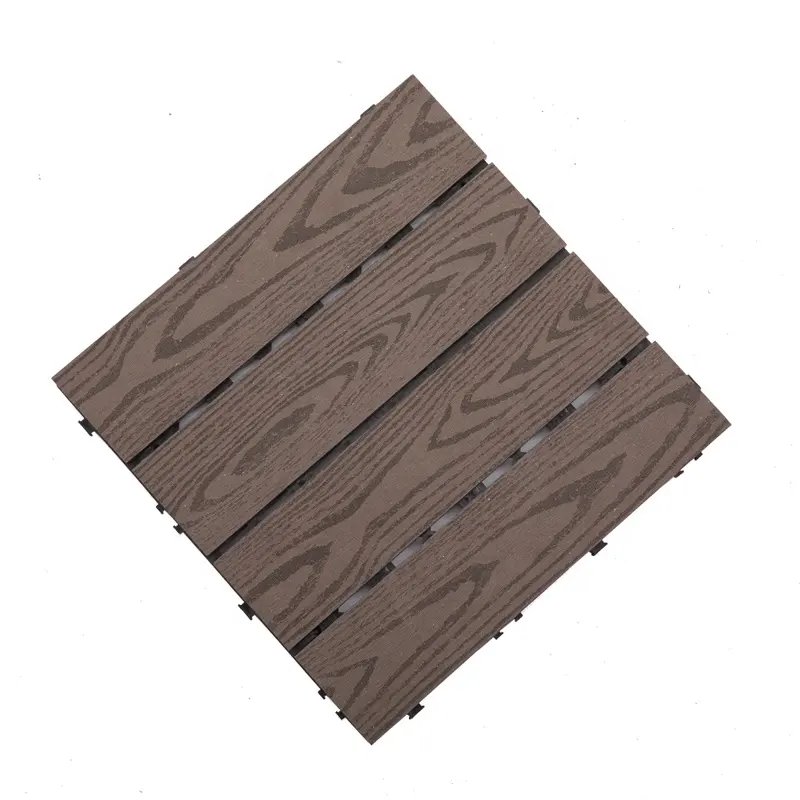 Home use wpc interlocking tiles for patio wpc tiles composite flooring