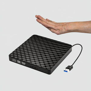 ไดรฟ์ DVD-RW แบบถาด USB3.0 ภายนอก สำหรับเล่น <span class=keywords><strong>CD</strong></span>/VCD/DVD สำหรับแล็ปท็อป/โน้ตบุ๊ก/พีซี/คอมพิวเตอร์ตั้งโต๊ะ - Product Image 3