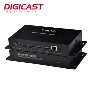 Mini Draagbare 4 Kanaals H264 H265 Encoder 1080P 60fps Video Audio Encoder