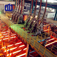 Machine de coulée continue industrielle pour la fabrication de billettes, couleuse de billettes CCM à haute efficacité
