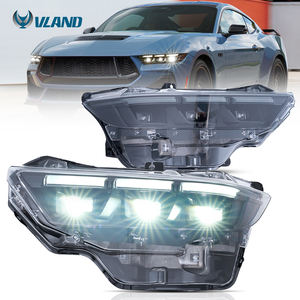 Phares avant VLAND pour <span class=keywords><strong>Ford</strong></span> <span class=keywords><strong>Mustang</strong></span> <span class=keywords><strong>GT</strong></span> S650 2023 2024 2025 2026, phares LED complets modifiés pour voiture - Product Image 1