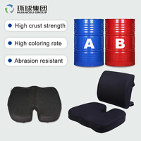Ensemble de coussins en mousse de polyuréthane sur mesure pour chaise de bureau, avec coussin de siège et support lombaire en mousse PU haute élasticité