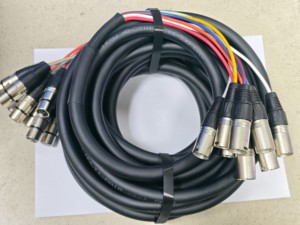 Câble multipaire XLR 8 canaux avec gaine en PVC, âme en cuivre pur (OFC) et connecteurs pour utilisation professionnelle avec enceintes audio et lecteurs <span class=keywords><strong>DVD</strong></span> - Product Image 6