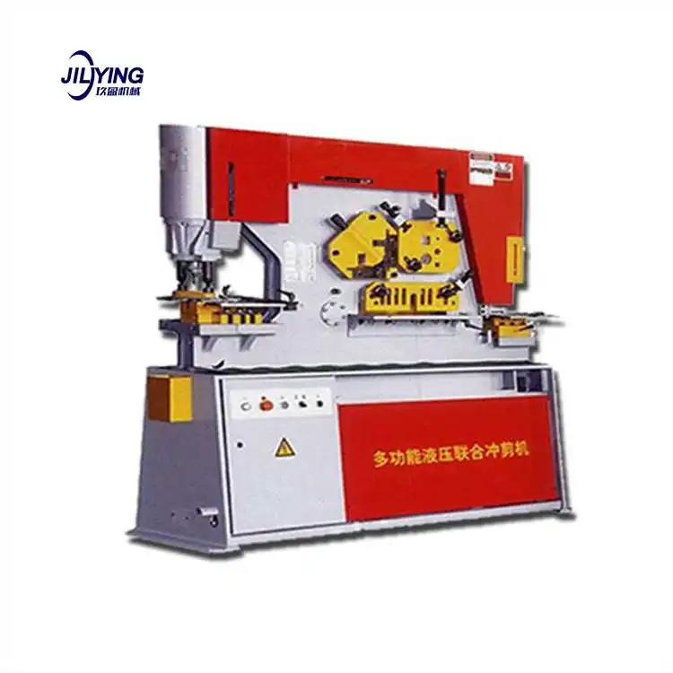 Q35Y Multi Wrought Hydraulic Ironworker Combined Punching Cutting Shearing And Notching Machine For Sale From China