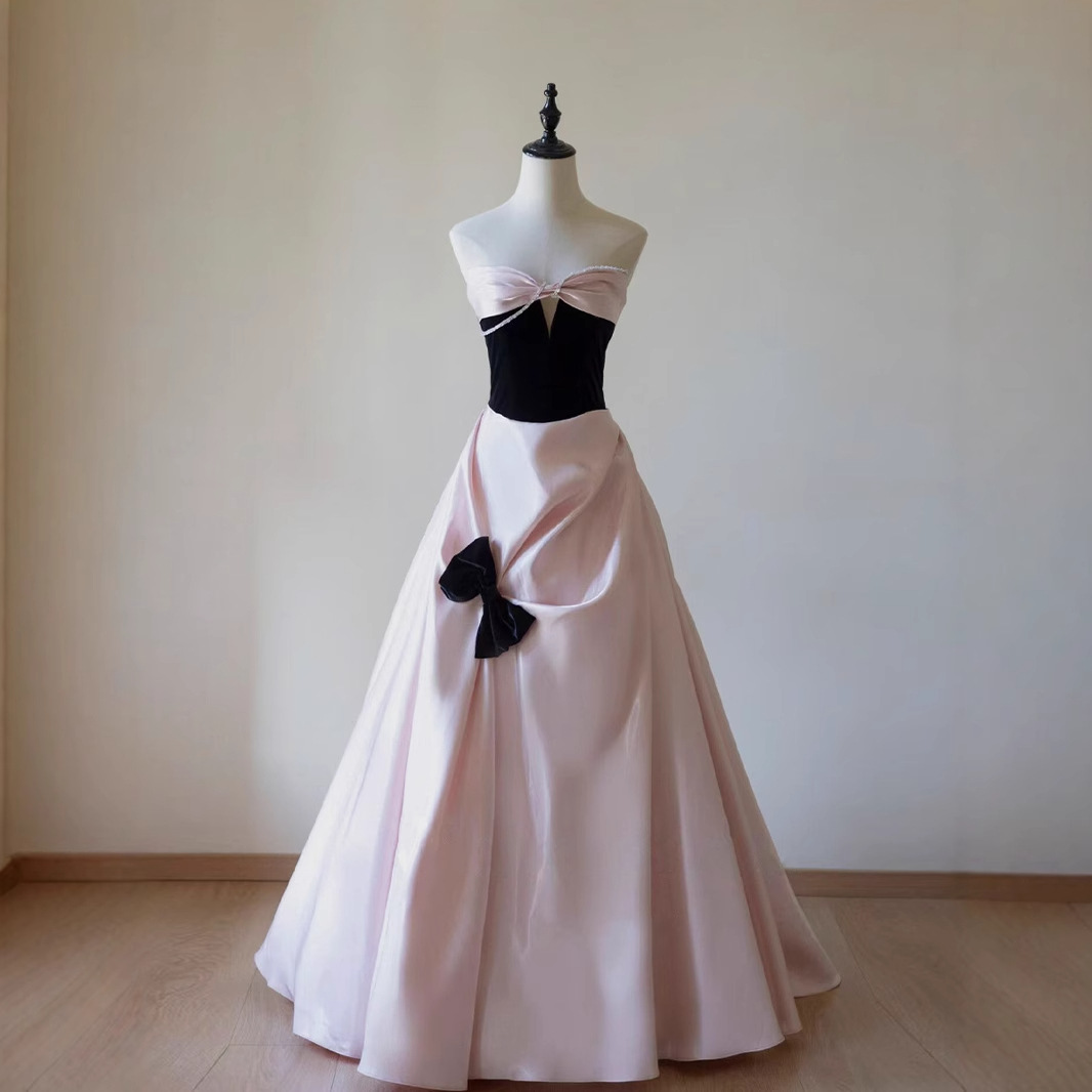engagement evening dresses Glittering Gray A-Line V-Neck Sleeveless Split Engagement Prom Dresses