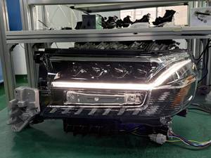 ไฟหน้า LED สำหรับ Toyota Land Cruiser GRJ200 2016-2020 LC200 LC300 DRL ไฟหน้า LED คู่ซีนอนไฟตัดหมอก - Product Image 2