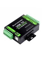 Industrial terisolasi USB ke RS485/422 Converter, asli FT4232HL Chip, mendukung USB untuk 2-Ch RS485 + 2-Ch RS485/422