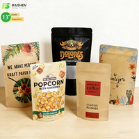 Pochette Doypack personnalisée avec impression de logo, résistante à l'humidité, avec bec verseur, de qualité alimentaire, pour aliments pour animaux et sushis