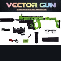 Pistolet à billes de gel électrique de 76cm, pistolet à billes de gel électrique à vitesse rechargeable, pistolet à bombes submersibles vectorielles