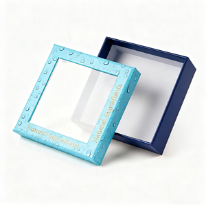 Kunden spezifische recycelbare starre Pappdeckel-und-Basis-Geschenk boxen Magnet verschluss PVC Transparentes Fenster Premium-Verpackung für <span class=keywords><strong>Box</strong></span> - Product Image 5